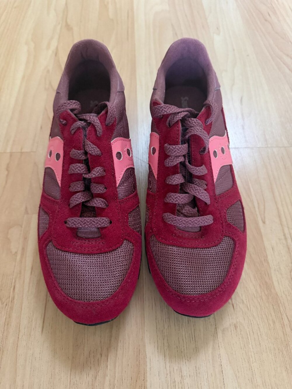 Saucony Shadow Original Sneakers – Burgundy Pink – Women’s Size 8 💖